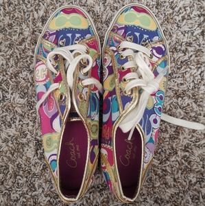 Coach sneaker poppy pop